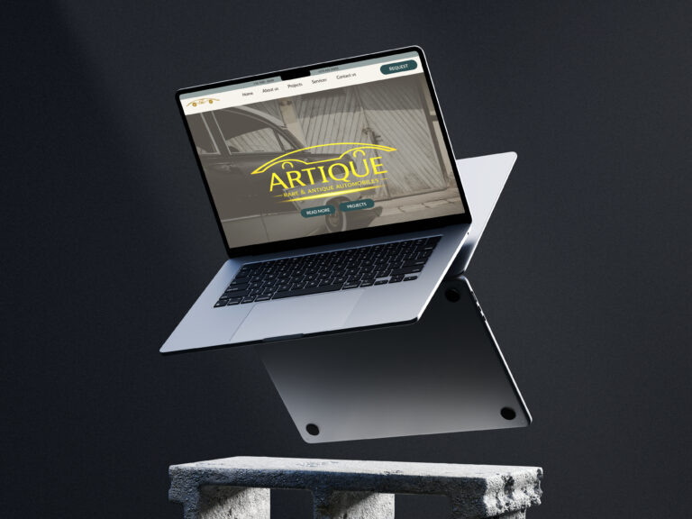 mockuuups macbook pro mockup floating in the air